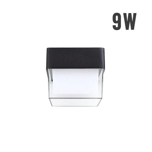 9 W LED fali lámpa kültéri vízálló modern skandináv stílusú beltéri fali lámpák nappali veranda kerti lámpa kültéri utcai világítás