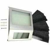 LED-es napelemes ajtószám lámpa 200 LM mozgásérzékelővel kültéri vízálló otthoni kertajtó napelemes világítás