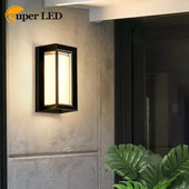 LED napelemes lámpa kültéri kerti négyzet alakú fali lámpa kültéri udvari kerítés világítás fali dekorációs lámpa