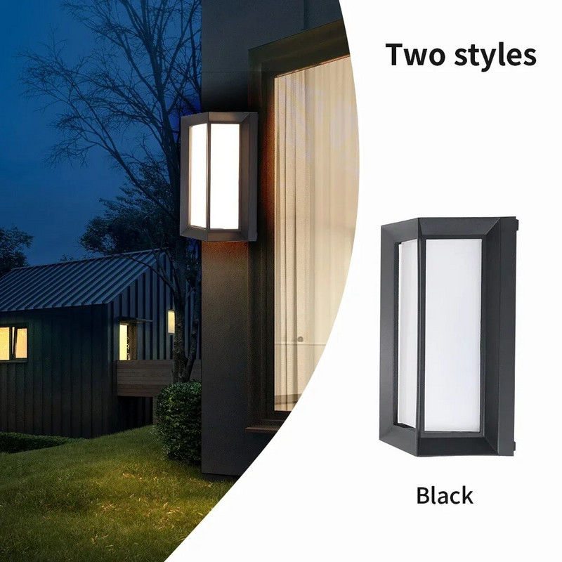 LED napelemes lámpa kültéri kerti négyzet alakú fali lámpa kültéri udvari kerítés világítás fali dekorációs lámpa