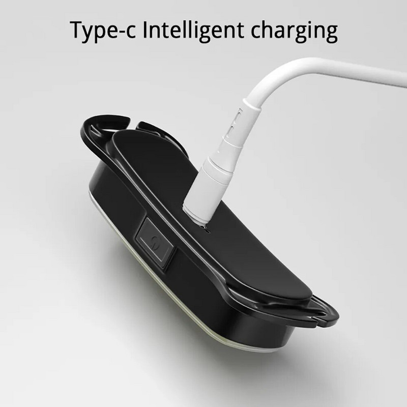 USB punjiva LED prednja svjetiljka 3 načina rada Lantera za ribolov Kampiranje Vodootporna mini prednja svjetiljka Prijenosni reflektor COB naglavna svjetiljka