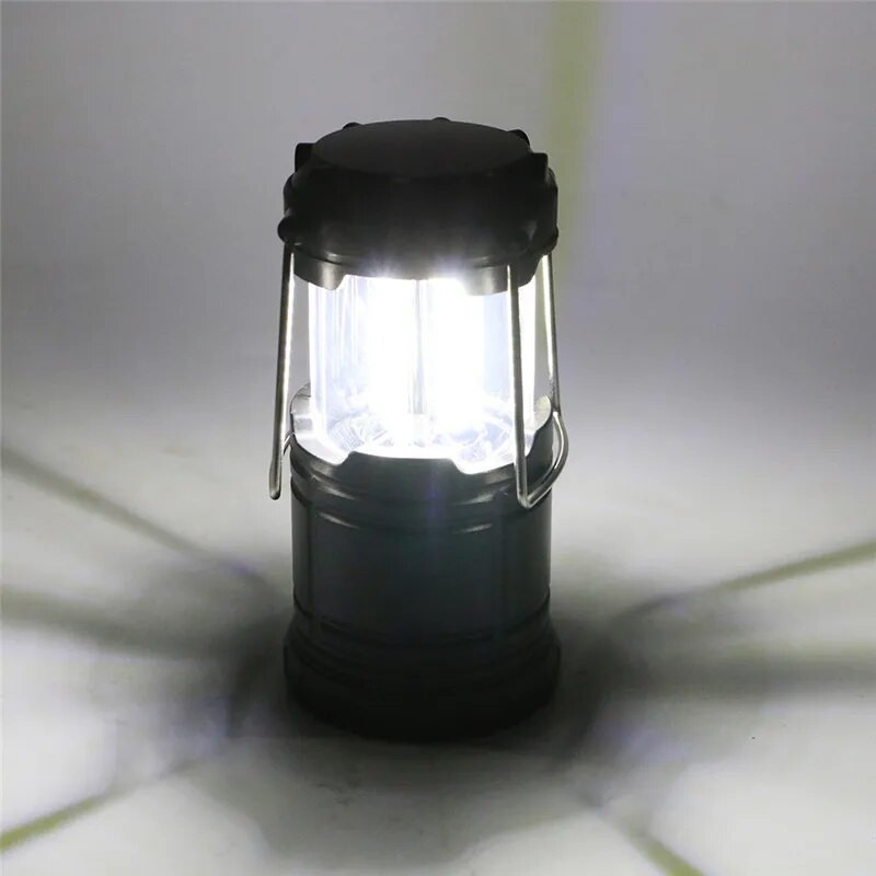 Mini 3 * COB sátor lámpa LED hordozható lámpás teleszkópos Torch kempinglámpa vízálló vészvilágítás, 3 * AAA munkafénnyel táplálva