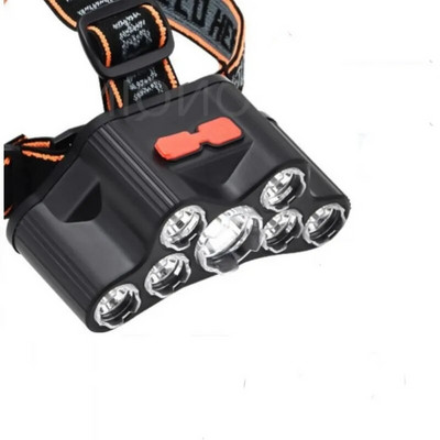 7 LED Snažna LED prednja svjetiljka USB punjiva LED prednja svjetiljka Super svijetla prednja svjetiljka Vodootporna svjetiljka za kampiranje Rad