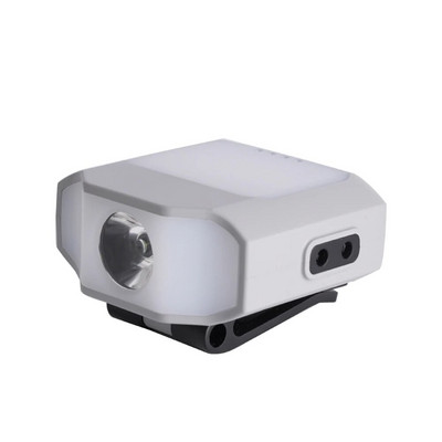 COB LED prednje svjetlo, 6 načina rada, 400 lm senzorska kapa, šešir, prednje svjetlo s kopčom, 1000 mAh tip-C punjivo prednje svjetlo za ribolov, planinarenje