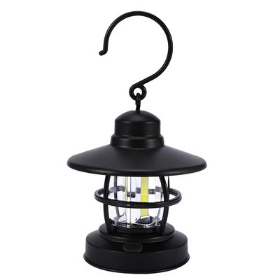 Vintage svjetiljka za kampiranje Lanterna za vanjsko planinarenje Kampiranje Prijenosna rasvjeta Lampioni LED svjetiljka za viseći šator na baterije