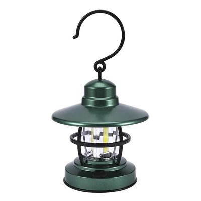 Vintage svjetiljka za kampiranje Lanterna za vanjsko planinarenje Kampiranje Prijenosna rasvjeta Lampioni LED svjetiljka za viseći šator na baterije