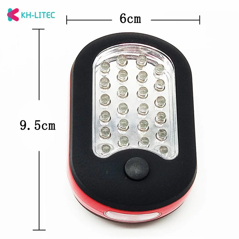 Φορητό Mini 24+3LED 2 Modes Φακός φακός τσέπης Φανάρι εργασίας Φως επιθεώρησης με μαγνητικό γάντζο για επισκευή αυτοκινήτου έκτακτης ανάγκης