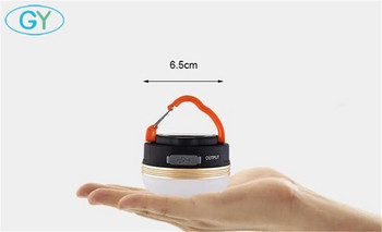 Μπαταρία ή USB Φορητό φανάρι φόρτισης Led Φωτιστικό Κάμπινγκ LED με μαγνήτη, κρεμαστό ή μαγνητικό led που λειτουργεί λάμπα έκτακτης ανάγκης