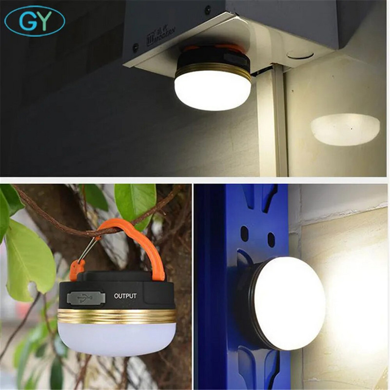 Baterija ili USB punjenje Led prijenosna svjetiljka LED svjetiljka za šator za kampiranje s magnetom, viseća ili magnetska radna svjetiljka za hitne slučajeve