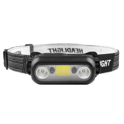 E2 Snažna svjetiljka za pokrivala za glavu Senzor pokreta LED svjetiljka za čelo 1200 mAh USB glavna svjetiljka za trčanje, biciklizam, pecanje Svjetla