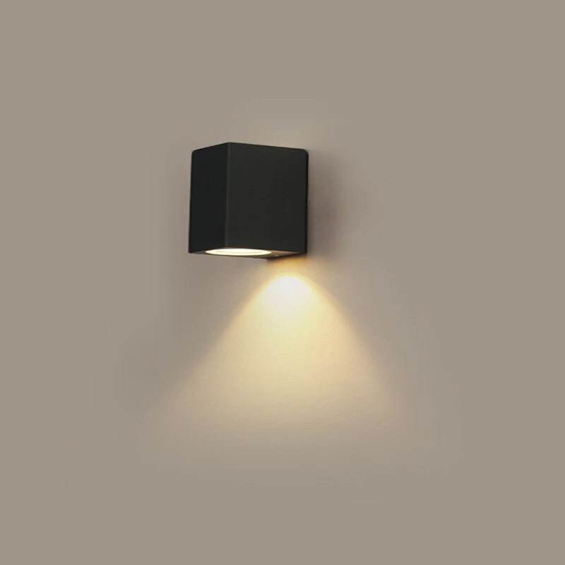 Kültéri LED Proch Light Balkon lámpa 5W 10W Alumínium fali lámpa kerti dekorációhoz 110V 220V