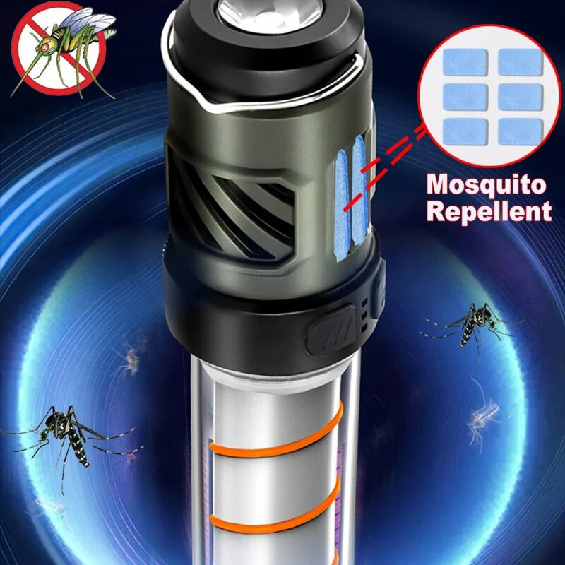3 u 1 Prijenosna svjetiljka protiv komaraca Vanjska lampa protiv komaraca Kampiranje Ribolov Alati za planinarenje Svjetlo protiv komaraca Lampion za šator