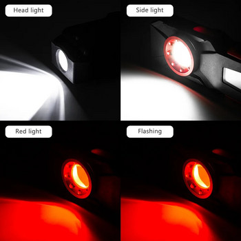 Магнитна COB LED работна светлина USB зареждане Фенерче Инспекционна светлина Удобен фенер Преносим фенер с кука Мобилна захранваща банка
