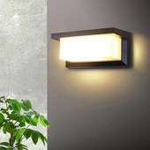 Led vanjska zidna svjetiljka Led vanjska zidna svjetiljka Vodootporna svjetiljka Vanjska Porche Led svjetiljka BEZ osvjetljenja senzora pokreta