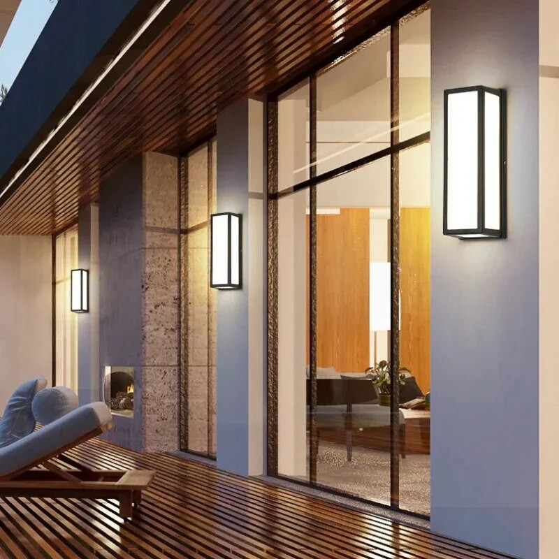 Led vanjska zidna svjetiljka Led vanjska zidna svjetiljka Vodootporna svjetiljka Vanjska Porche Led svjetiljka BEZ osvjetljenja senzora pokreta