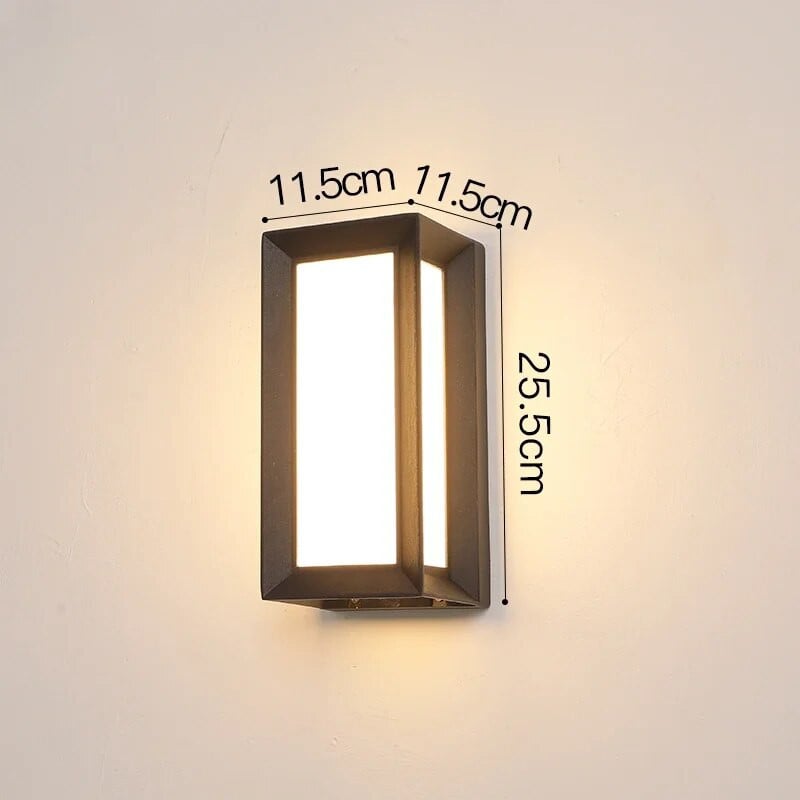 Led vanjska zidna svjetiljka Led vanjska zidna svjetiljka Vodootporna svjetiljka Vanjska Porche Led svjetiljka BEZ osvjetljenja senzora pokreta