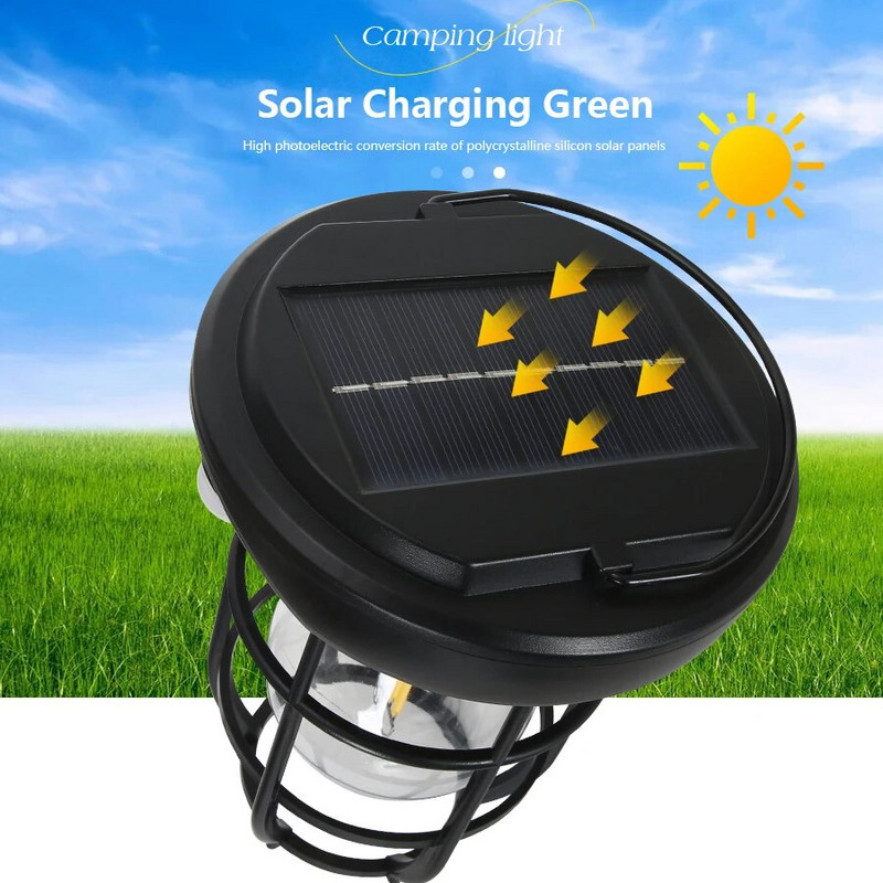 USB LED svjetiljka za kampiranje Indukcijska zidna svjetiljka od volframa Retro viseća svjetiljka za šator IP65 Vodootporna svjetiljka za kampiranje s prigušivanjem Svjetlo za hitne slučajeve