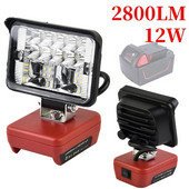 Pentru Milwaukee Litiu M18 20V Baterii LED Lumini de lucru Lanterne Lanternă electrică Spot Lampă portabilă de camping de urgență