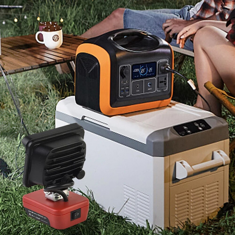 Pentru Milwaukee Litiu M18 20V Baterii LED Lumini de lucru Lanterne Lanternă electrică Spot Lampă portabilă de camping de urgență