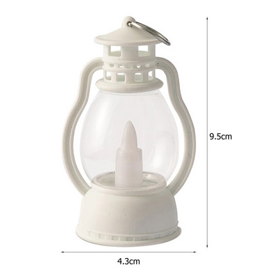 Retro elektronička svjetiljka za svijeće, besplamenska LED uljanica, mini prijenosna svjetiljka za svijeće, viseća lampa, božićno uređenje doma