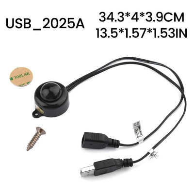 USB/DC infracrveni PIR prekidač za senzor pokreta za tijelo DC5V 12V 24V Detektor senzora ljudskog pokreta 5A Prekidač za LED svjetlo od 120 stupnjeva