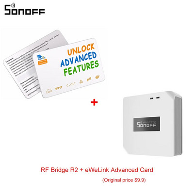 SONOFF RF BridgeR2 WiFi 433 MHz bežični upravljač Daljinski upravljač Smart Home Security Automation Radi za Google Home, Alexa