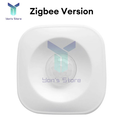 Tuya ZigBee/WiFi PIR senzor pokreta Bežični infracrveni detektor Sigurnosni protuprovalni alarm Senzor Smart life Kompatibilna kontrola s aplikacijom