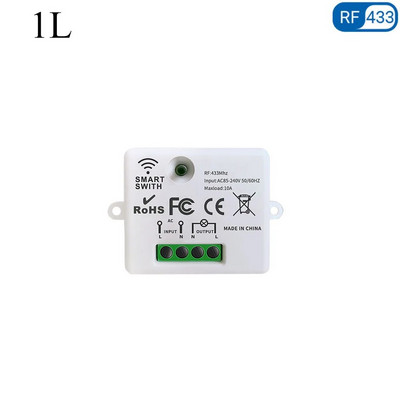 Tedeligo 433MHz senzor za vrata i prozore Prekidač za bežično svjetlo, 110V 220V 10A Relej Prekidač za daljinsko upravljanje za kućnu svjetiljku UKLJUČENO ISKLJUČENO