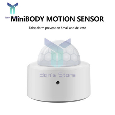 Tuya 2 in 1 Zigbee Mini PIR liikumisandur + Bright Lux Light passiivne infrapuna turvaline liikumisandur sissemurdmisalarm