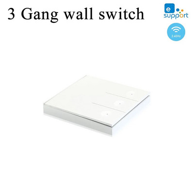 Tedeligo 2,4 GHz Ewelink WiFi Smart Switch Controller 110v 220v 30A Prekidač svjetla Zidni prekidač, Timing Voice Module radi s Alexom