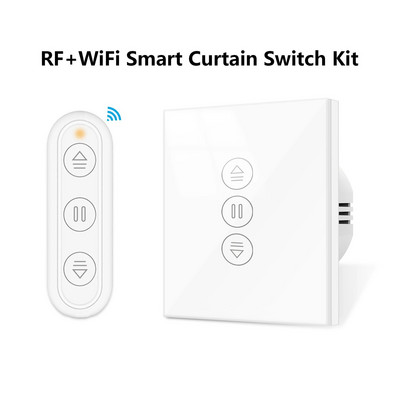 QCSMART Tuya Prekidač zavjesa za rolete Postotak Daljinski upravljač Glasovno upravljanje Google Home Alexa