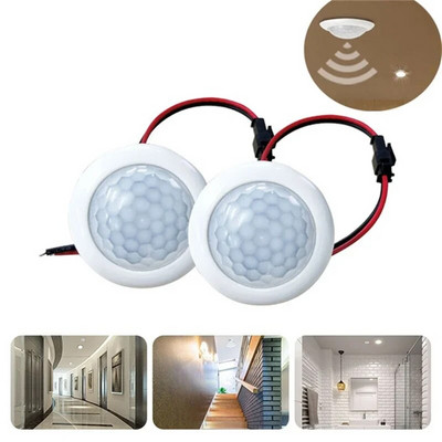 110v 220v Home Outdoor  Indoor Infrared Light Motion Sensor 45s Time Delay Home Lighting PIR Switch LED Sensitive Night Lamp