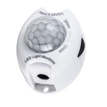 Pir Motion Sensor Light Switch Timer Dc 5v 12v Movement Detector Smart Home Mini Activated Timer Automatic Motion Sensor