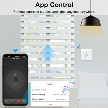 Διακόπτης φωτιστικών κουρτινών Tuya WiFi για εφαρμογή για περσίδες με ρολό Τηλεχειριστήριο Google Home Alexa Timer Automation DIY