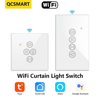 Tuya WiFi kardina valguslüliti ruloode jaoks Rakenduse kaugjuhtimispult Google`i kodu Alexa taimerautomaatika DIY