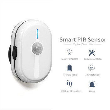 1 комплект Tuya Zigbee 3.0 Интелигентен PIR сензор за движение Сензор за човешко движение Сензор за интелигентен дом Детектор за домашна сигурност, подходящ за Tuya Smart Life