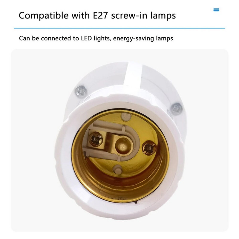 PIR inimese induktsiooni liikumisandur AC100-240V E27 pistikupesa muundur koos PIR liikumisanduri reguleeritava lülitiga E27 adapteriga