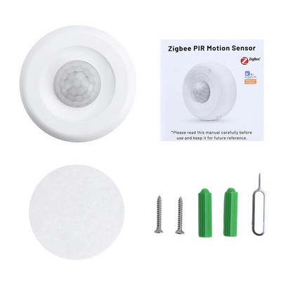 EweLink Zigbee PIR senzor detekcije pokreta Sigurnost Senzor protuprovalnog alarma Smart Life Kontrola aplikacije Podrška Alexa Google Smart Home