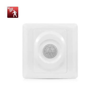 AC 110V 220V PIR Infrared Motion Sensor Wall Mounted Sensor Motion Light Switch ON/OFF Automatic Recessed For LED Lamp Bulbs