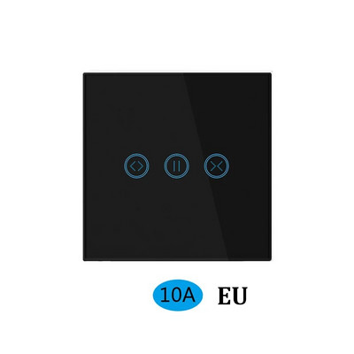 WiFi Smart Timer Glass Wall Touch Prekidač za zavjese Kontroler za rolete Električni motor TUYA Smart Life Google Home Alexa