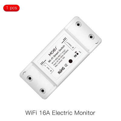MOES DIY Bluetooth Wi-Fi Smart Light Switch Timer Smart Life APP Bežični daljinski upravljač Radi s Alexa Google Home
