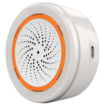 Zigbee NEO 90DB Сензор за звук и светлина Tuya Smart Life Вградена сирена Сензор за аларма