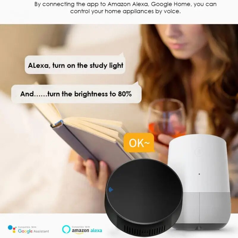 Tuya Smart IR daljinski upravljač Smart Life za automatizaciju pametnog doma Zamijenite daljinski upravljač za TV DVD ventilator Radi s Alexa Google Home