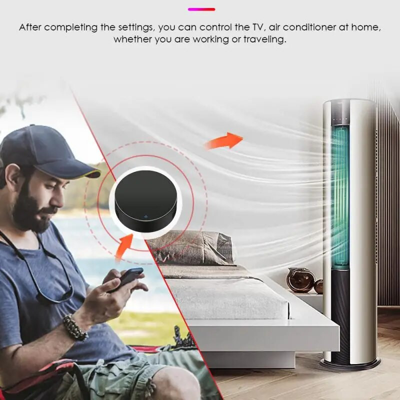 Tuya Smart IR daljinski upravljač Smart Life za automatizaciju pametnog doma Zamijenite daljinski upravljač za TV DVD ventilator Radi s Alexa Google Home