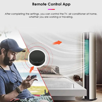 Τηλεχειριστήριο υπερύθρων Smart Wifi Universal Infrared Tuya for Smart Home Control για AUD AC TV DVD Λειτουργεί με την Alexa Google Home