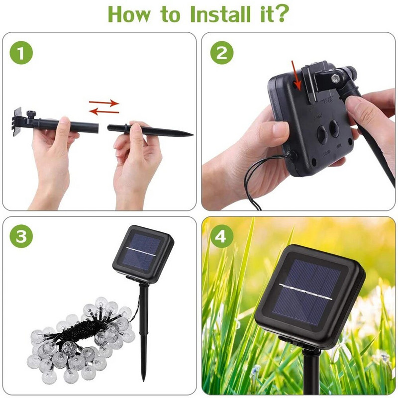 12 LED solarnih leptir svjetiljki s optičkim vlaknima i vilinskim svjetlom vodootpornim božićnim vanjskim vrtnim blagdanskim ukrasima