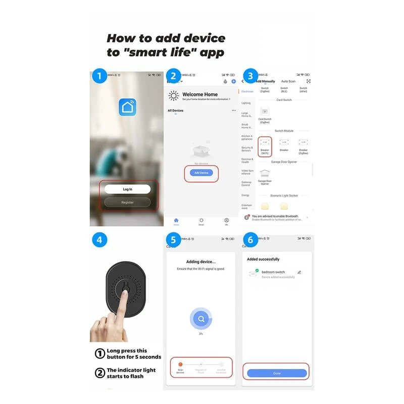 1CH Tuya Wifi prekidač ventilator kontroler pametni dom bezstupanjska brzina prekidač regulator napona za Alexa Google Smart Life izdržljiv