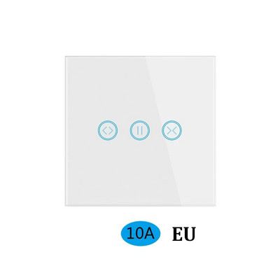 WiFi Smart Timer Glass Wall Touch Prekidač za zavjese Kontroler za rolete Električni motor TUYA Smart Life Google Home Alexa