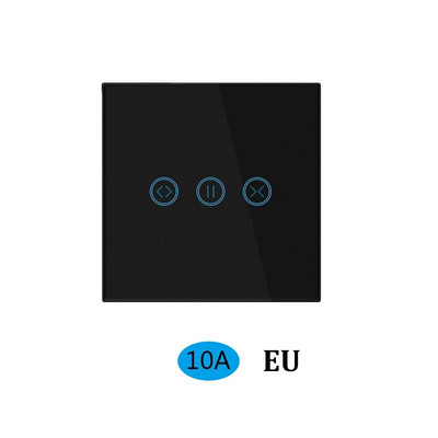 WiFi Smart Timer Glass Wall Touch Prekidač za zavjese Kontroler za rolete Električni motor TUYA Smart Life Google Home Alexa