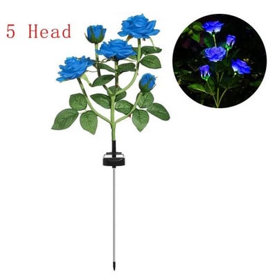 Päikesevalgusega LED-orhidee roosi murulamp välistingimustes IP65 veekindel aiavilla vahekäik koridoris jõulukaunistus luminofoorlamp